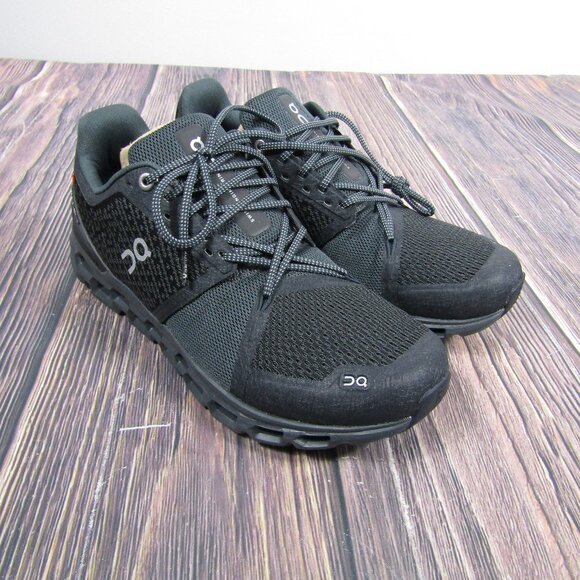 On Running Cloudstratus Shoes Mens Size 9 Black CloudTec Road Running Athletic - Picture 1 of 7